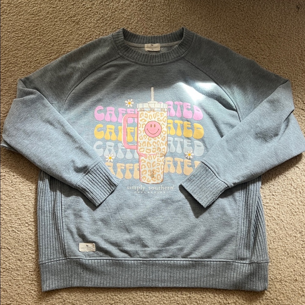 Simply Southern Grey Graphic Sweatshirt
